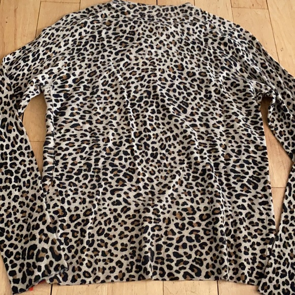 NWT Zadig and Voltaire Lirius Cashmere Leopard-Print Sweater Sz S - Picture 12 of 16